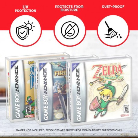 Akrylowe pudełko zabezpieczające 2-Pack for Gameboy/Gameboy Advance Games