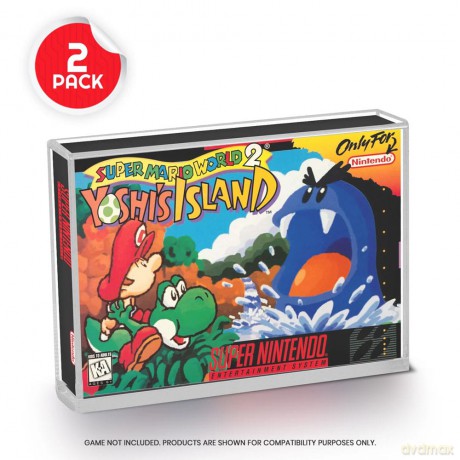 Akrylowe pudełko zabezpieczające 2-Pack for SNES/N64
