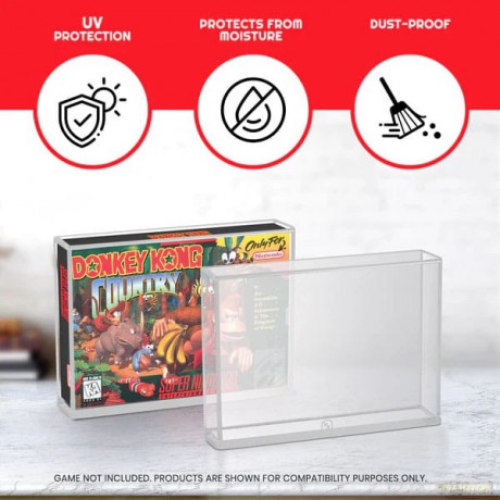 Akrylowe pudełko zabezpieczające 2-Pack for SNES/N64