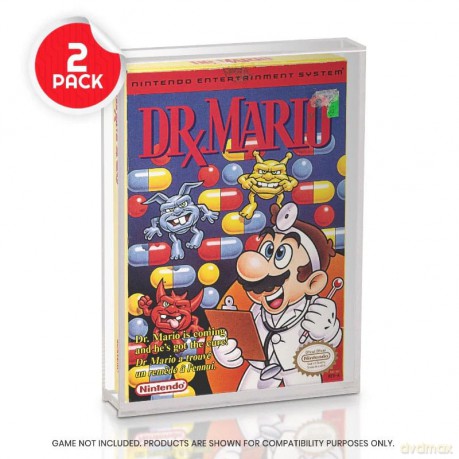 Akrylowe pudełko zabezpieczające 2-Pack for NES Games