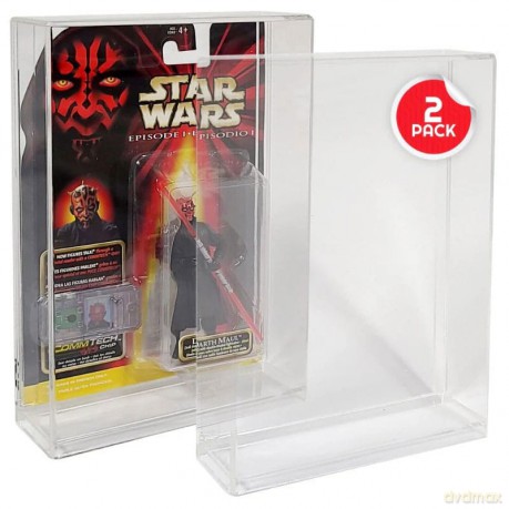 Evoretro Akrylowe pudełko zabezpieczające 2-Pack for Action Figures