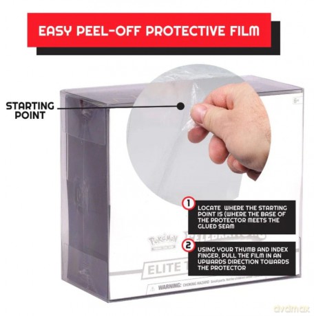 PET Protectors 5-Pack for Booster Boxes / Elite Trainer Boxes Ver. 2