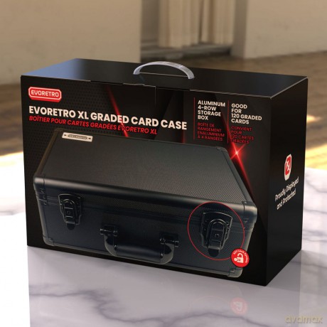 Evoretro Trading Card Suitcase Black XL
