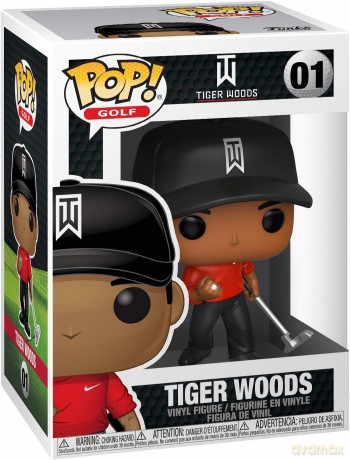 Tiger Woods POP! Golf Vinyl Figure Tiger Woods (Red Shirt) 9 cm