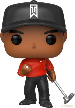 Tiger Woods POP! Golf Vinyl Figure Tiger Woods (Red Shirt) 9 cm