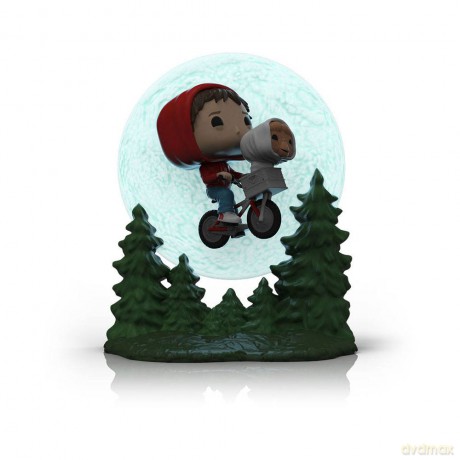 E.T. the Extra-Terrestrial POP! Moment Vinyl Figure Elliot and ET Flying (GITD) 9 cm