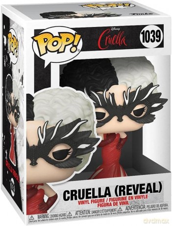 Cruella POP! Disney Vinyl Figure Cruella (Reveal) 9 cm
