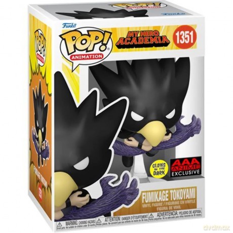 My Hero Academia POP! Animation Vinyl Figure Tokoyami(FA)(GW) Exclusive 9 cm