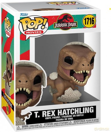 Jurassic Park Hatchling POP! Movies Vinyl Figure Tyrannosaurus Rex 9 cm