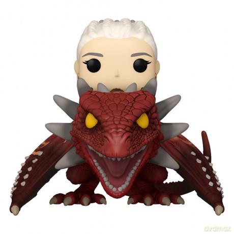 House of the Dragon POP! Rides Deluxe Vinyl Rhaenys Targaryen with Meleys 9 cm