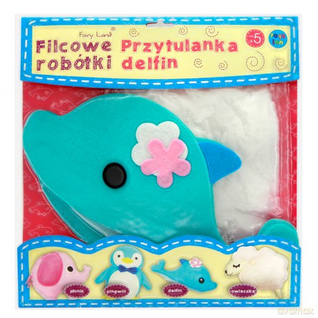 Delfin Przytulanka Filcowe Robótki [ZABAWKA]