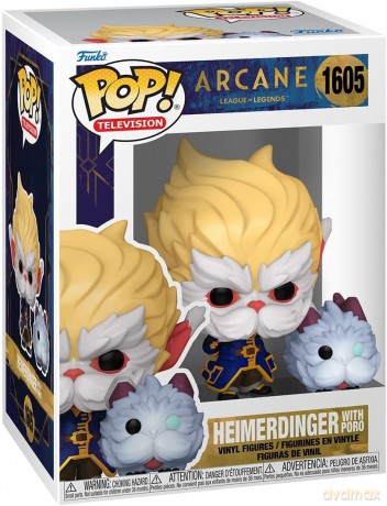 Arcane League of Legends POP! Vinyl Figure Heimerdinger w/Poro 9 cm