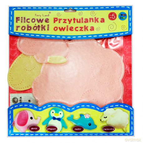 Owieczka Przytulanka Filcowe Robótki [ZABAWKA]
