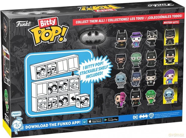 Batman 85th Anniversary Bitty POP! Vinyl Figure 4-Pack Two Face 2,5 cm