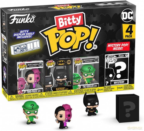 Batman 85th Anniversary Bitty POP! Vinyl Figure 4-Pack Two Face 2,5 cm
