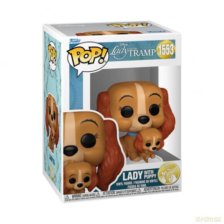 Lady and the Tramp POP! Disney Vinyl Figure Lady w/puppy 9 cm