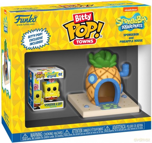 Spongebob Bitty POP! Town Vinyl Figure Spongebob at Home