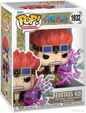 One Piece POP! Animation Vinyl Figure Eustass Kid (Awakening) 9 cm