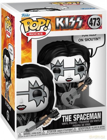 KISS POP! Sayings Vinyl Figure The Spaceman(R&R All Night) 9 cm