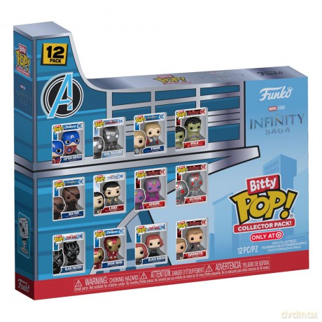 Marvel Bitty POP! Vinyl Figure 12-Pack Infinity Saga 2,5 cm