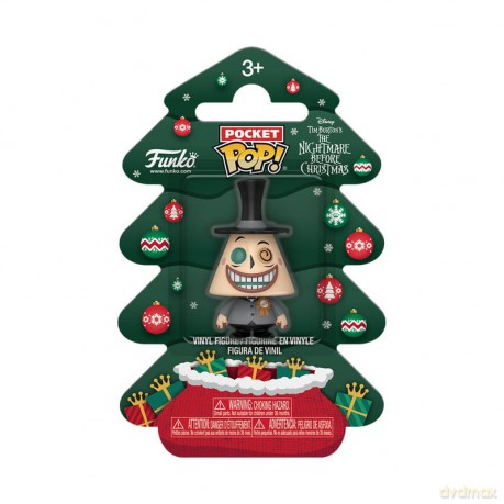 Nightmare before Christmas Holiday 2025 Pocket POP! Vinyl Keychains Mayor Tree Holiday Box 4 cm
