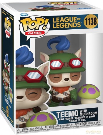 League of Legends POP!&Buddy Games Vinyl Figure Teemo w/Shroom 9 cm