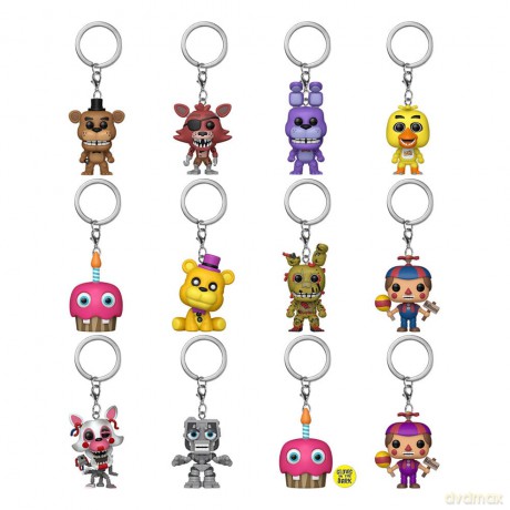 Five Nights at Freddy's POP! Vinyl Keychains 4 cm Classic Display (12)
