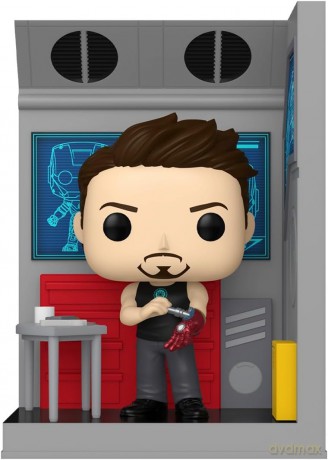 Marvel POP! Nooks Vinyl Figure Tony's Garage 9 cm