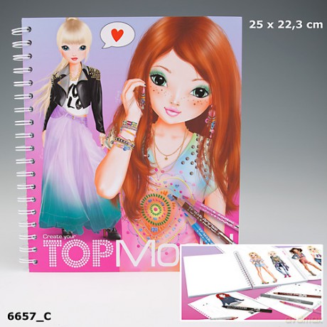 Szkicownik Projektantki Topmodel (RÓŻOWY) [ZABAWKA]
