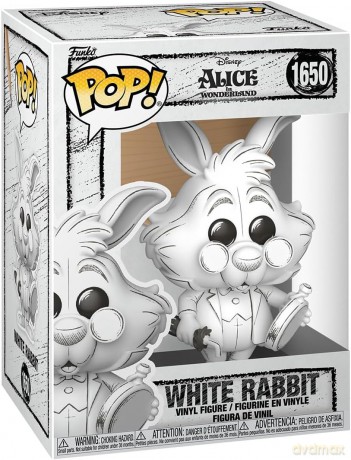Disney POP! Vinyl Figure Sketched- White Rabbit 9 cm