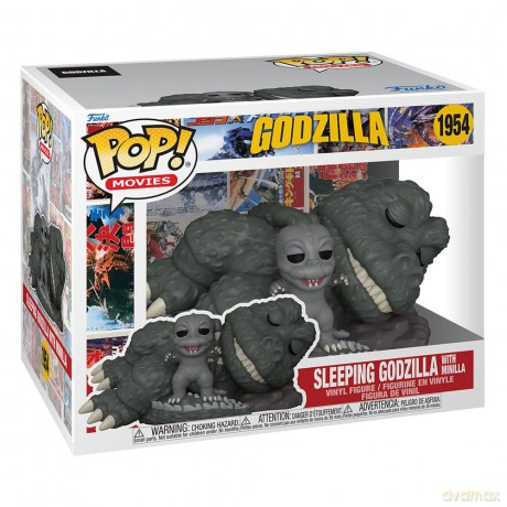 Godzilla Super Sized POP! Movies Vinyl Figure Sleeping Godzilla with Minilla 15 cm