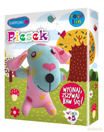 Piesek Skarpetkowe Zwierzaki [ZABAWKA]