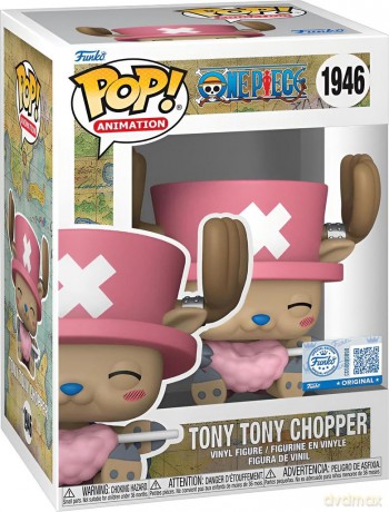 One Piece POP! Animation Vinyl Figure Tony Tony Chopper with Cotton Candy 9 cm