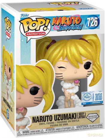 Naruto Pop! Animation Vinyl Figure Naruto(Sexy Jutsu) Diamond Collection 9 cm
