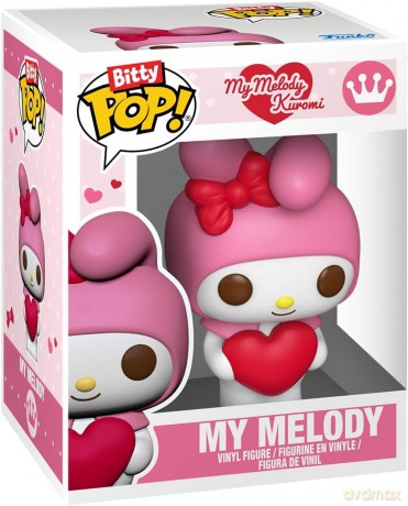Sanrio Bitty POP! Bouquet Vinyl Figure 2-Pack My Melody & Kuromi (Valentine) 4 cm