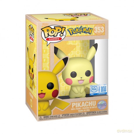 Pokémon POP! Games Vinyl Figure Pikachu (SftClr) 9 cm