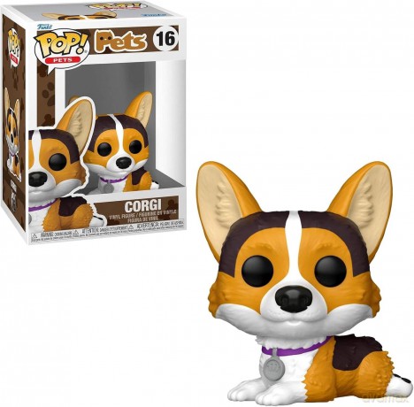 Funko-Legacy POP! Pets Vinyl Figure Corgi 9 cm