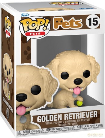 Funko-Legacy POP! Pets Vinyl Figure Golden Retriever 9 cm