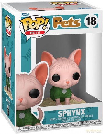 Funko-Legacy POP! Pets Vinyl Figure Sphinx Cat 9 cm