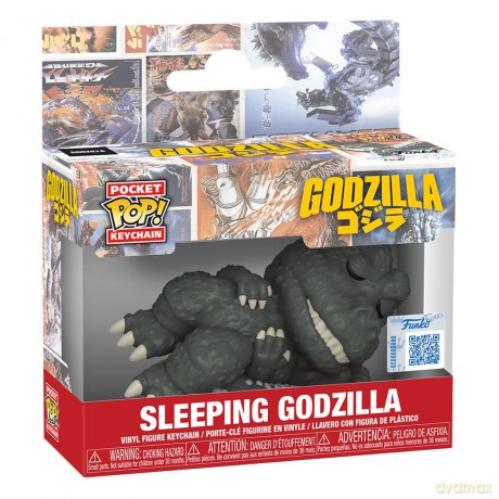 Godzilla Pocket POP! Vinyl Keychains 4 cm Sleeping Godzilla