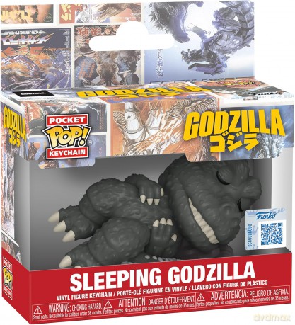 Godzilla Pocket POP! Vinyl Keychains 4 cm Sleeping Godzilla