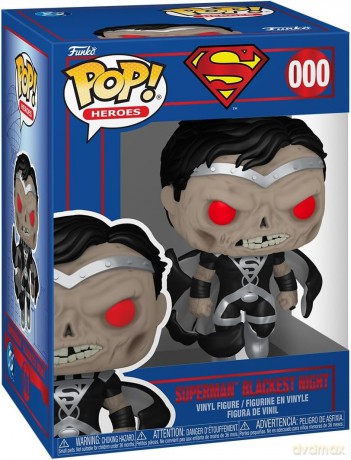 DC Comics POP! Heroes Vinyl Superman Blackest Night 9 cm