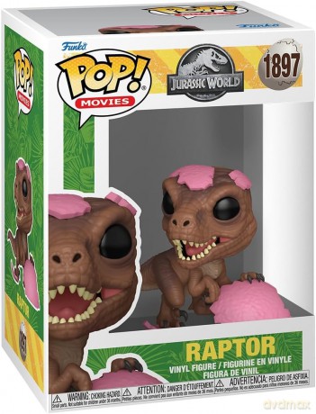 Jurassic Park POP! Movies Vinyl Figure SPRG- Raptor 9 cm