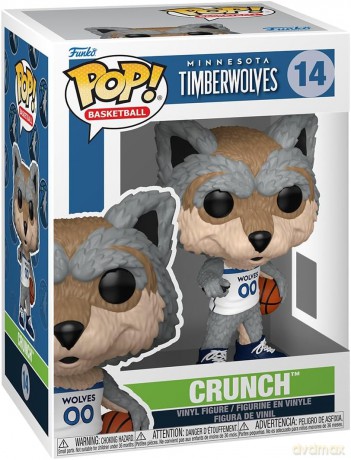 NBA Legends POP! Sports Vinyl Figure Mascots Wolves- Crunch The Wolf 9 cm