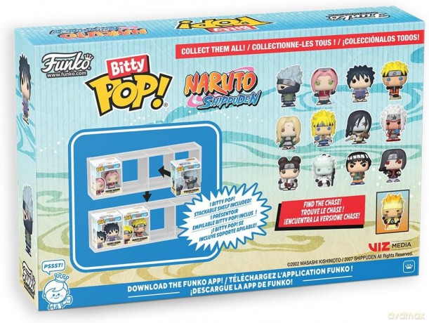 Naruto Shippuden Bitty POP! Vinyl Figure 4-Pack Team 2 2,5 cm