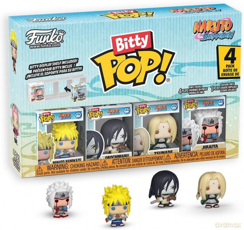 Naruto Shippuden Bitty POP! Vinyl Figure 4-Pack Team 2 2,5 cm