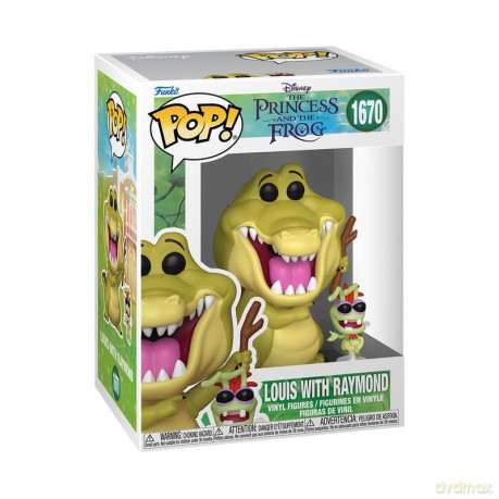 Princess and the Frog POP! Disney Vinyl Figure Louis w/Raymond 9 cm