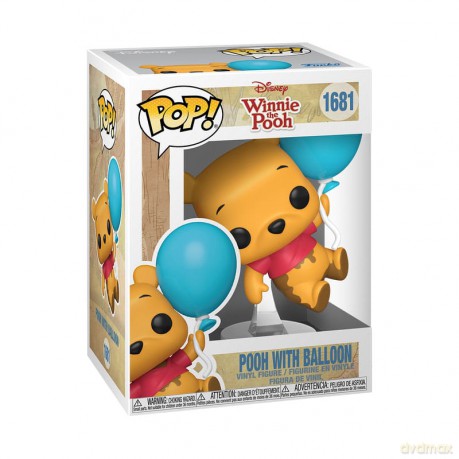 Disney POP! Animation Vinyl Figure Pooh w/Balloon 9 cm