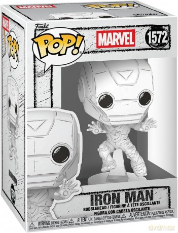 Marvel POP! Vinyl Figure Sketched - Iron Man 9 cm