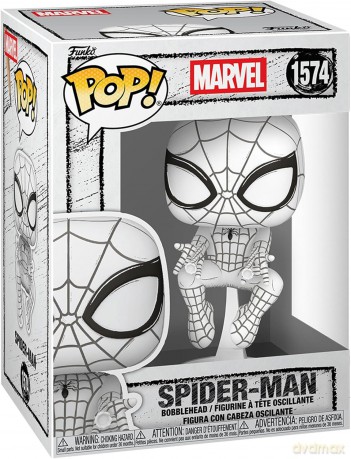 Marvel POP! Vinyl Figure Sketched - Spider-Man 9 cm